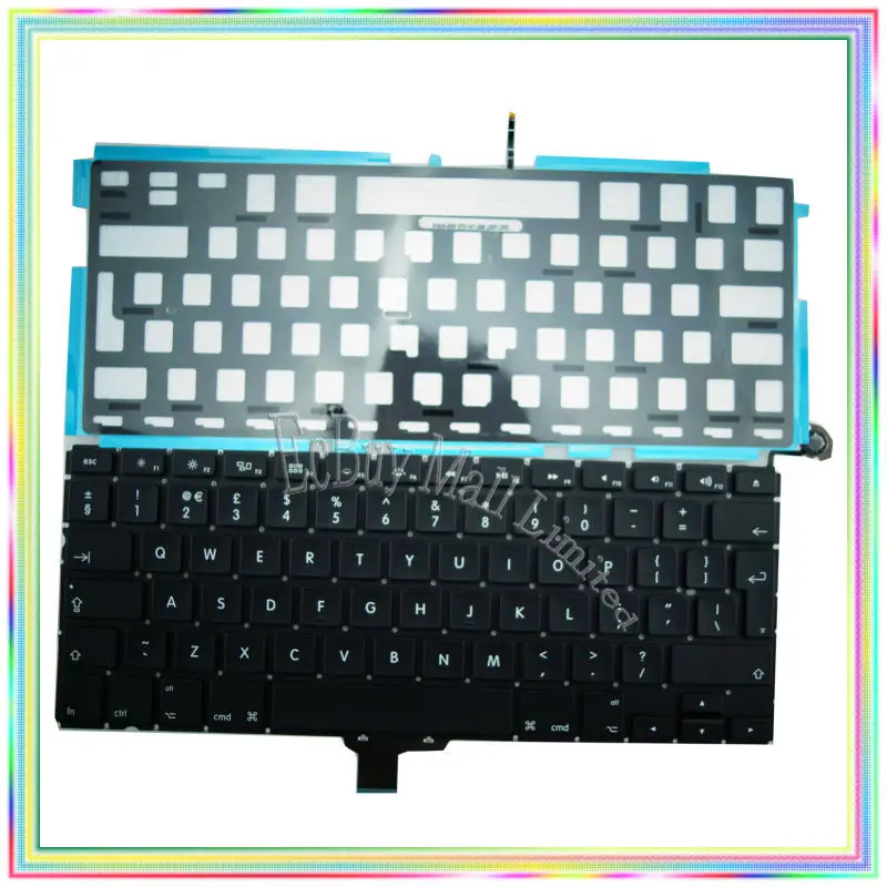 New Uk Keyboard With Backlight For Macbook Pro 13.3" A1278 20092014
