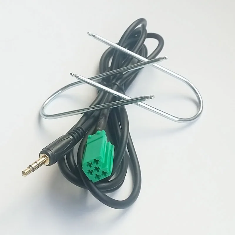 Biurlink радио Aux кабель аудио вход провода для Renault Updatelist - Название цвета: male set