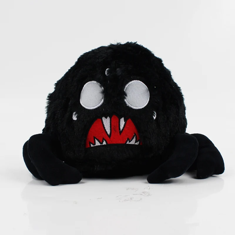 2Styles 16cm Plush Toy White Black Spider Shadow Spider Stuffed Animal Doll Toys - Цвет: black opp bag