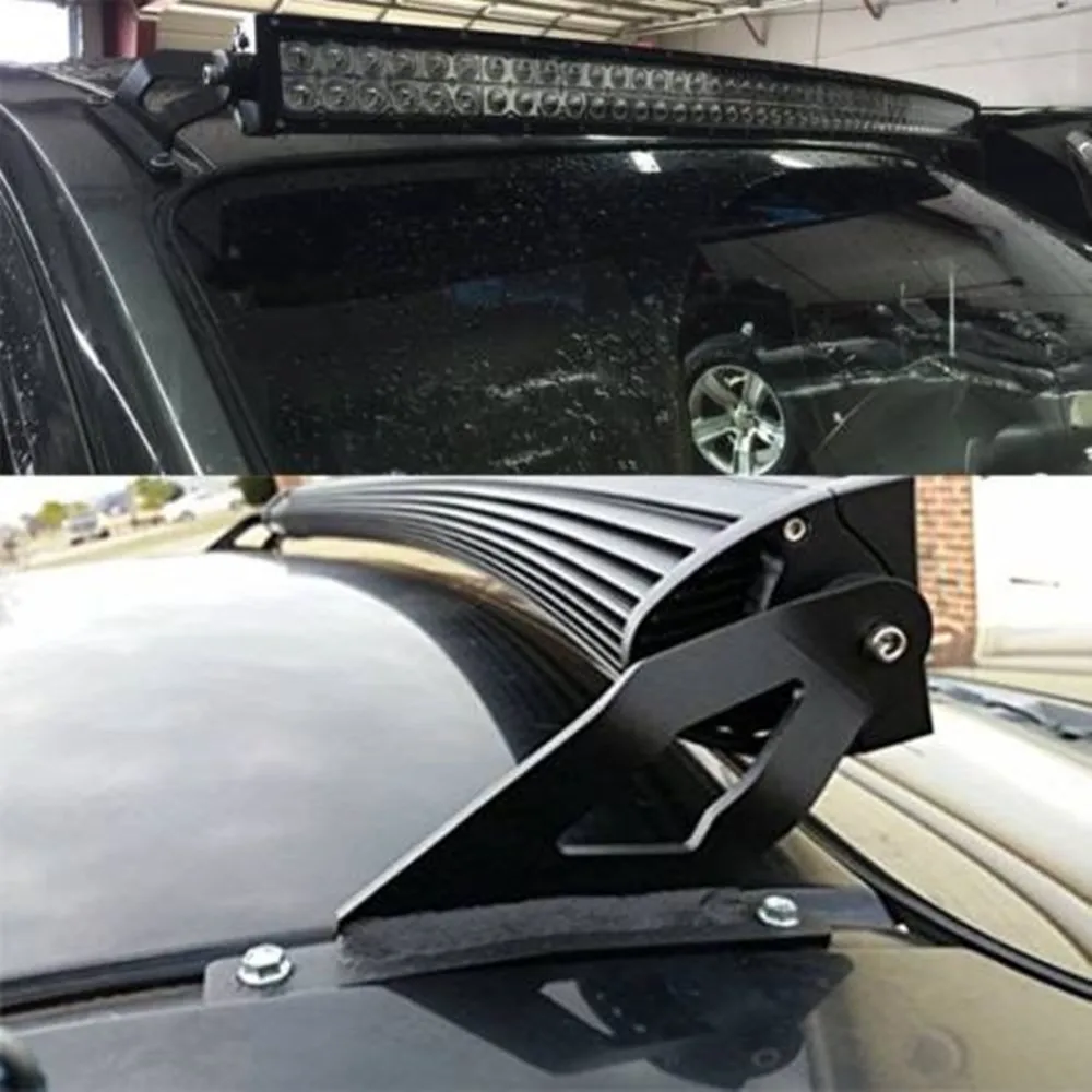 Barra de Luz Barra de Luz com 50 Suportes de Montagem para 2004-2020 Road Curvo Levou Telhado Superior Nissan Titan 4wd - 2wd Off 288w 7 Barra de luz/Luz de trabalho