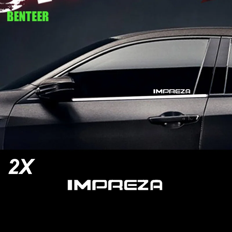 

2pcs car windows sticker for SUBARU WRX Impreza STI