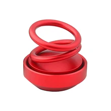 Автомобиль двойное кольцо подвеска вращающаяся ароматерапия автомобильный выход украшение Твердый бальзам автомобиль духи сиденье все металлические