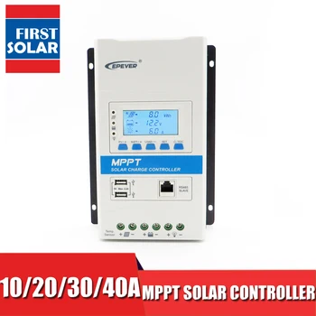 

24 12VDC 10A 20 30A 40A TRIRON Series Modular MPPT Solar Charge Controller Battery Charger Regulator backlight DS2 UCS USB Port