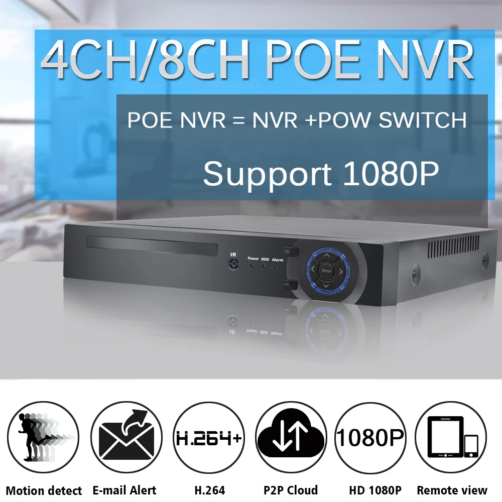 OUERTECH AHD CVI TVI IP CVBS 5в1 4CH/8CH плата CCTV DVR 1080 P 4CH RCA аудио в ONVIF кабель DVR для видеонаблюдения