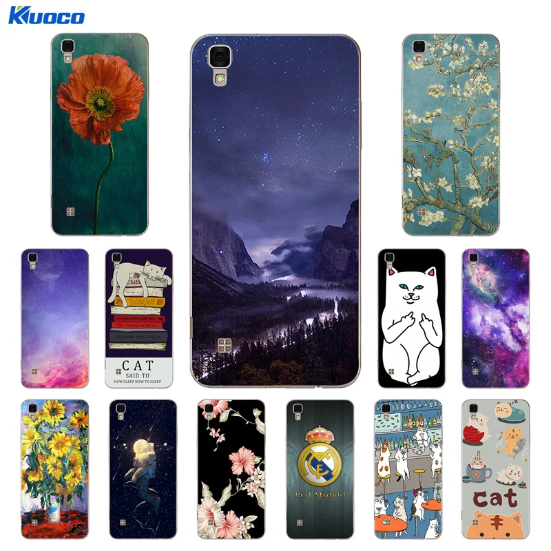 Phone Case for LG X style Back Cover Cat Landscape Printing K200DS TPU Silicone Covers Style Bag |