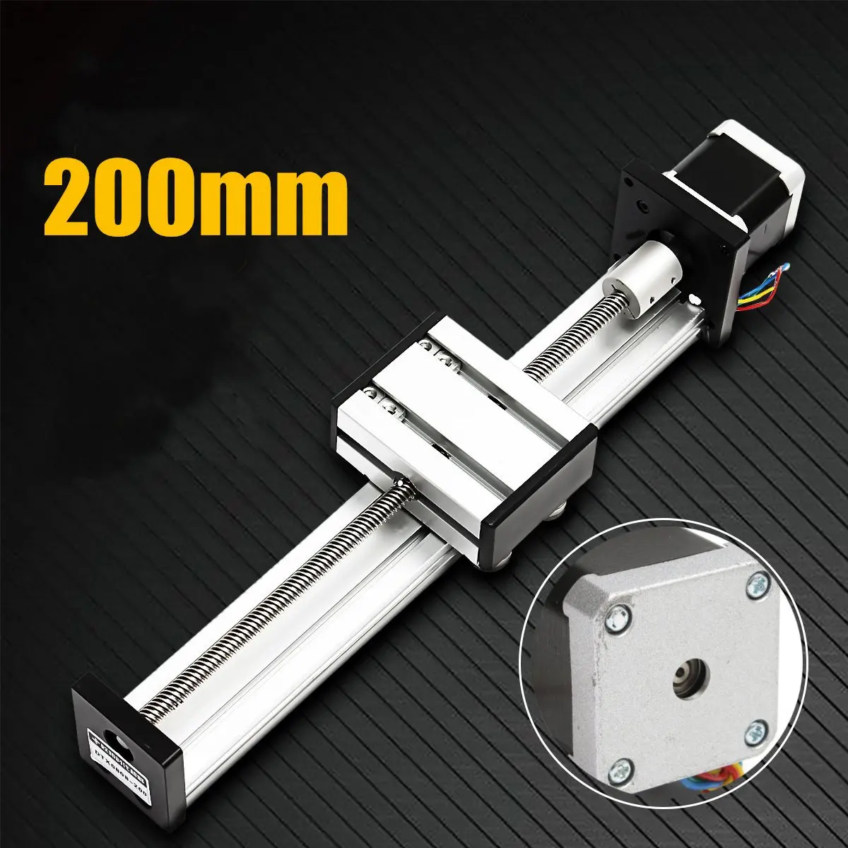 

High Quality 200mm Slide Stroke CNC Linear Motion Lead Screw Slide Stage Stroke 42 Actuator Stepper Motor For Engraving Machine