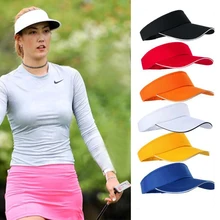 5 цветов, хлопковый солнцезащитный козырек, Солнцезащитная шляпа sombreiro mujer, Солнцезащитная шляпа для бега, гольфа, тенниса, Пустой Топ, шляпа, простые летние шляпы для женщин