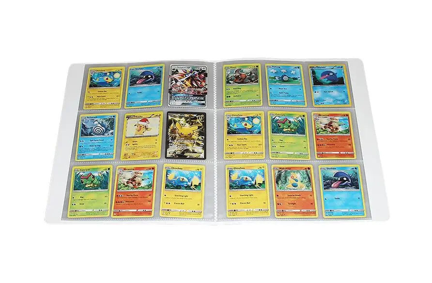 2 карты большой емкости альбом книга для Pokemon Топ загруженный список игральные