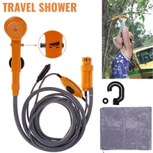 12V электрический автомобиль вилка открытый автомобиль-Трейлер Ван Кемпинг путешествия Душ портативный