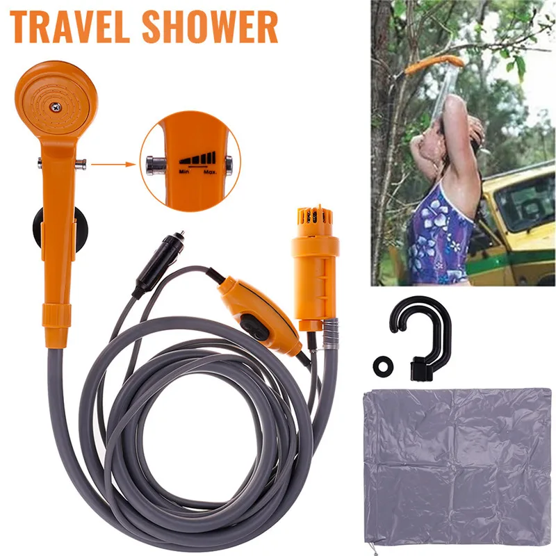 

Free Delivery 12V Electric Car Plug Outdoor Camper Caravan Van Camping Travel Shower Portable