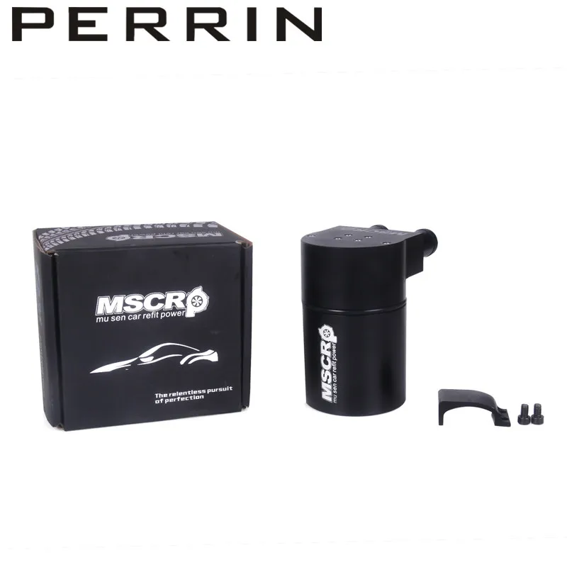 

MSCRP Black Aluminum Alloy Reservior Oil Catch Can Tank for BMW N54 335