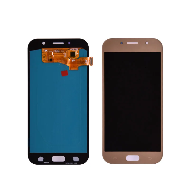 Super Amoled ЖК-дисплей для Samsung Galaxy A7 2017 A720 A720F Дисплей Сенсорный экран Digitizer Ассамблеи