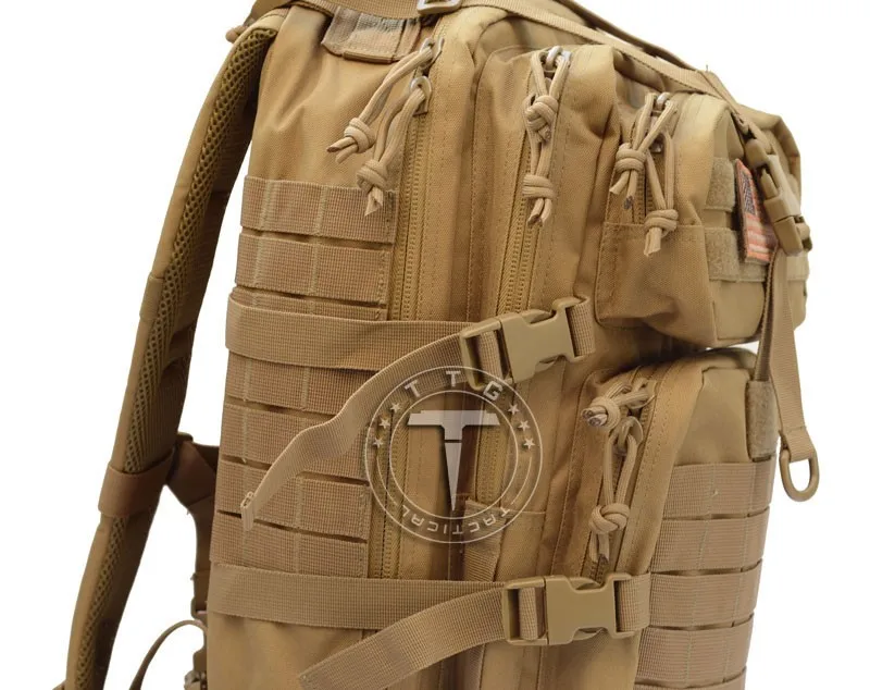 TTGTACTICAL Новое поступление 34L MOLLE тактический рюкзак высокое качество MOLLE военный рюкзак 3P атака рюкзак для пешего туризма кемпинга