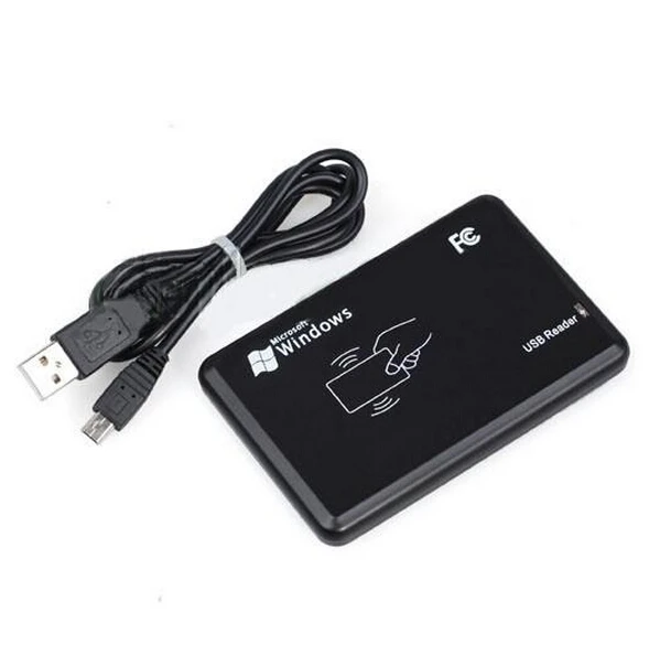 

125Khz RFID Reader EM4100 USB Proximity Sensor Smart Card Reader EM ID USB for Access Control No Need Driver