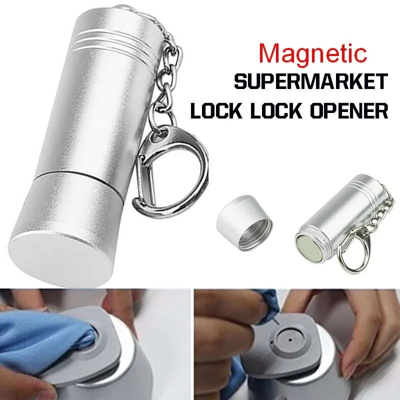 

Hot New Magnetic Detacher Security Eas Tag Remover Opener Unlock Mini For Supermarket HY99 DC26