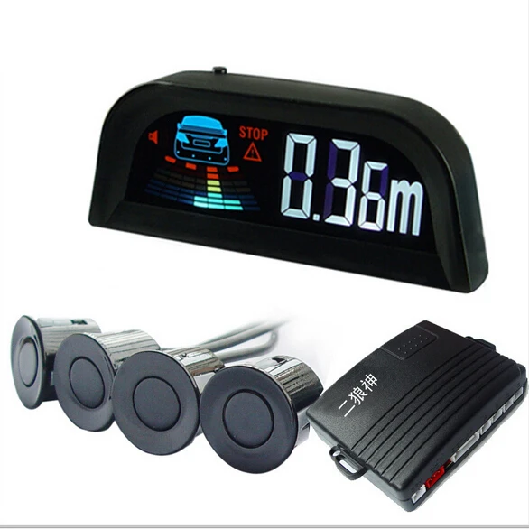 4/6/8 Sensors Human Voice Reminder Car Parking Sensor Kit Reverse
