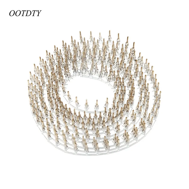 

OOTDTY 300 Pcs 4.2mm 5559 Computer Connector Terminals Male Needle Pin High Foot
