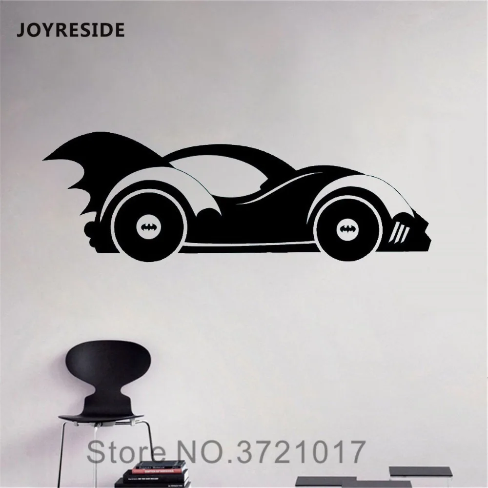 Виниловые наклейки joysebe Batman для стен автомобиля Бэтмена супергероя дизайны