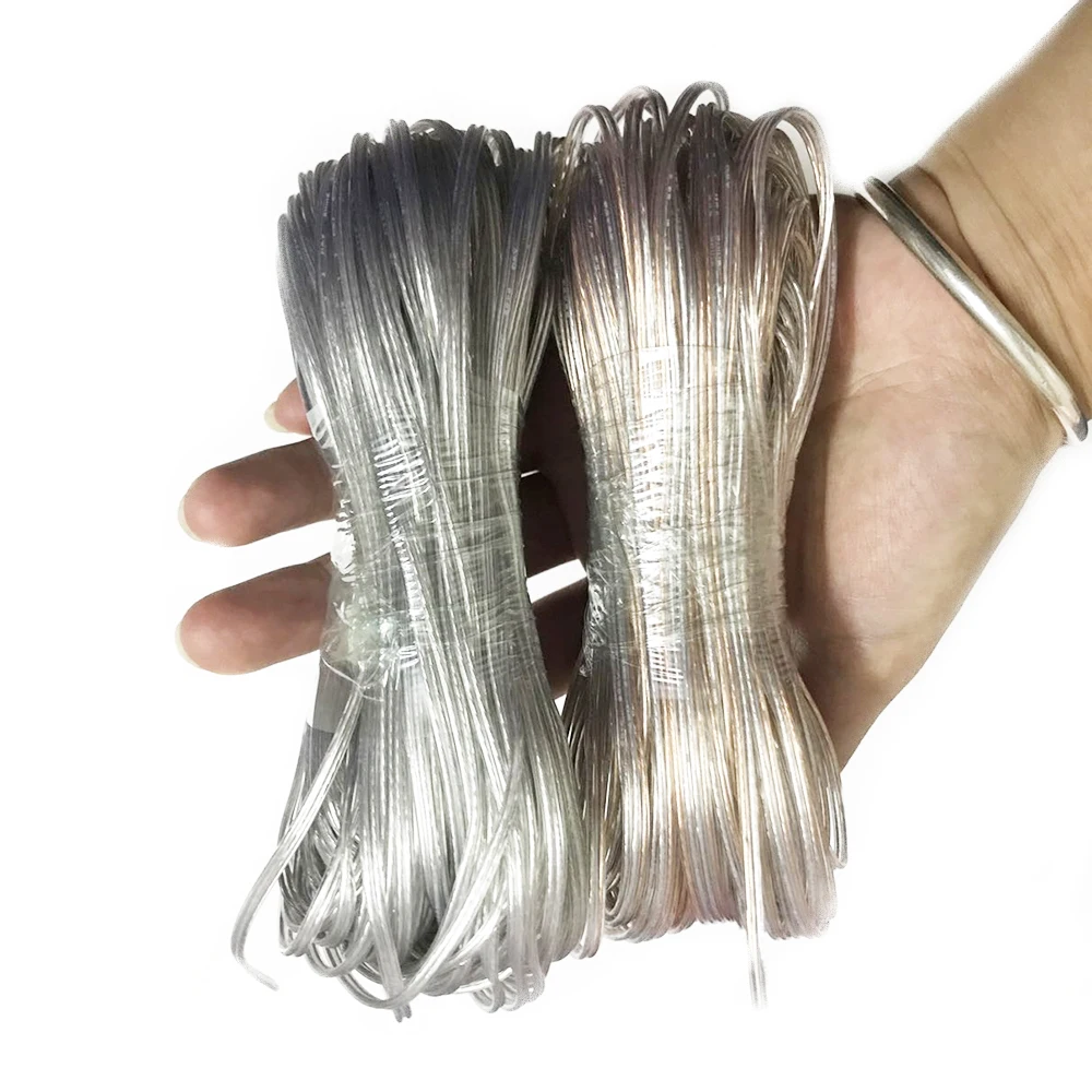 

10m/30m 2pin 26AWG 0.15 Sqaure UL2468 Extension Cable use for LED OD 2.6mm Strip Tape String Connect Electric Wire Gold Silver
