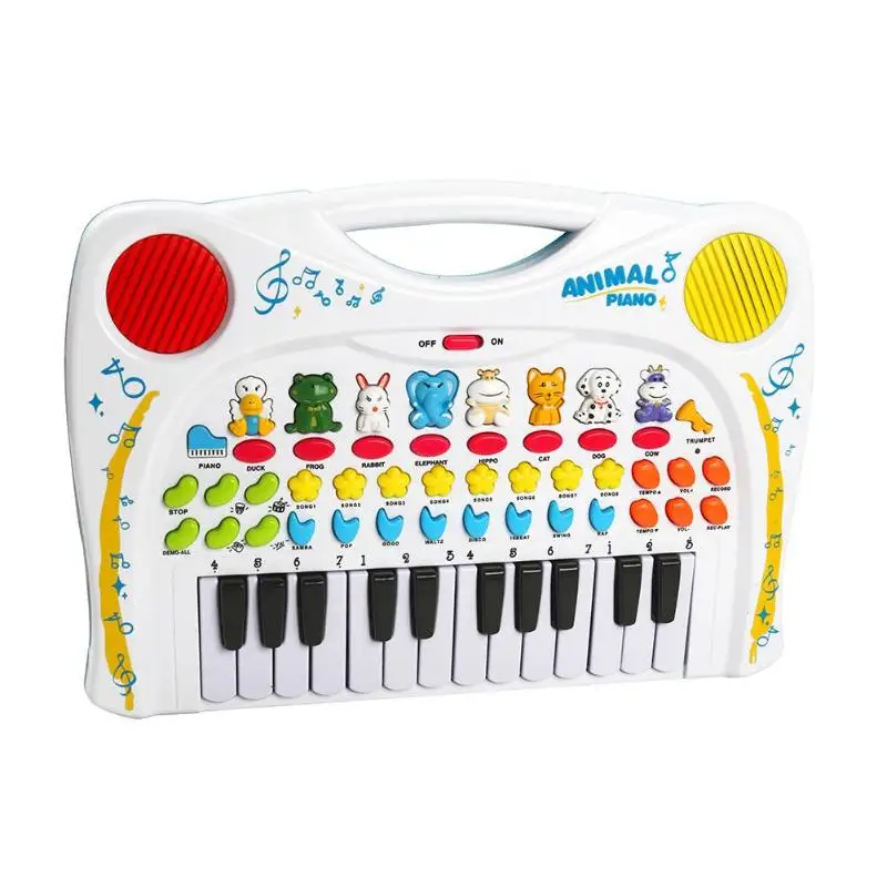 Высокое качество для малышей и детей постарше музыкальное образование животных пианино, воспроизводящее звуки животных с фермы