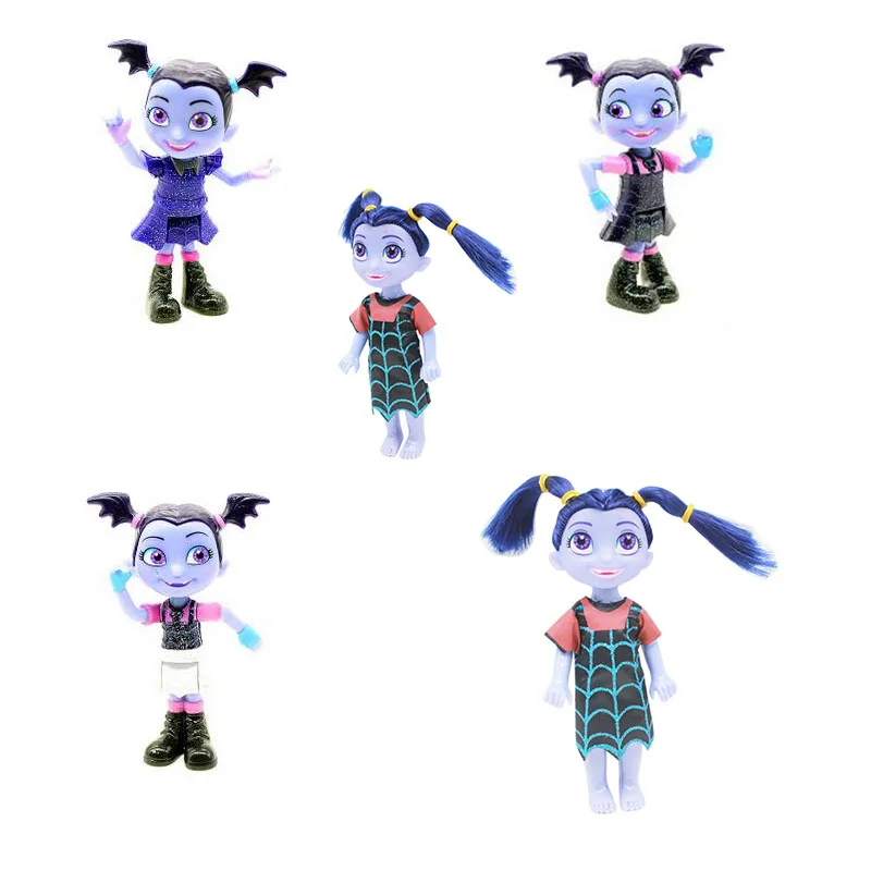 1 шт. Junior Vampirina The Vamp Batwoman фигурки для девочек куклы игрушки ПВХ мини-фигурка игрушки дети день рождения торт фигурка Подарочная игрушка