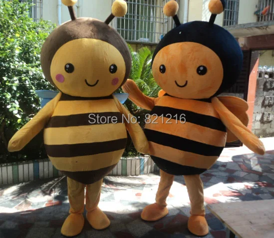 

Lovely bee adult size mascot costume sales Free shipping