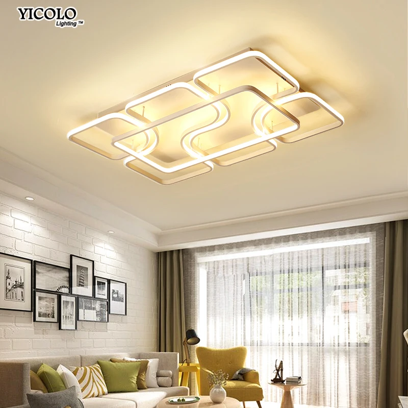 

Surface mounted Ceiling Lights For Living Study Room Bedroom Home Dec plafonnier AC90-260V Modern remote control Lamp Home Decor