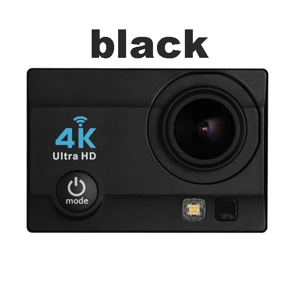 Оригинальная Спортивная Экшн-камера MLLSE go style pro 4 Ultra HD 4K wifi 60FPS DVR 16MP 2," lcd водонепроницаемая 30M Экшн-камера - Цвет: Черный