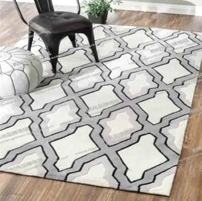 Acrylic fibres Carpet Manual Personal font b tartan b font carpet Sofa cushion Customizable Carpets for
