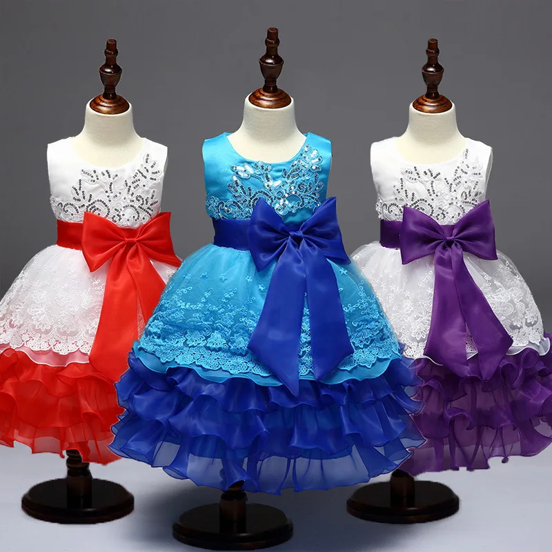 Ball Gown Toddler Tutu Dress Baby Girl Clothes Wedding Princess Dress