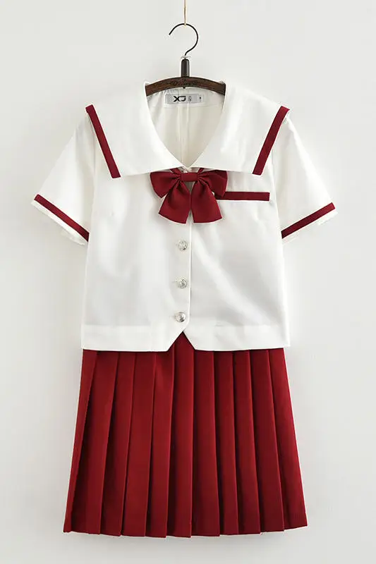 Японский морской ветер школьная форма набор студент галстук для костюма матросский костюм набор Настольный костюм японская школьная