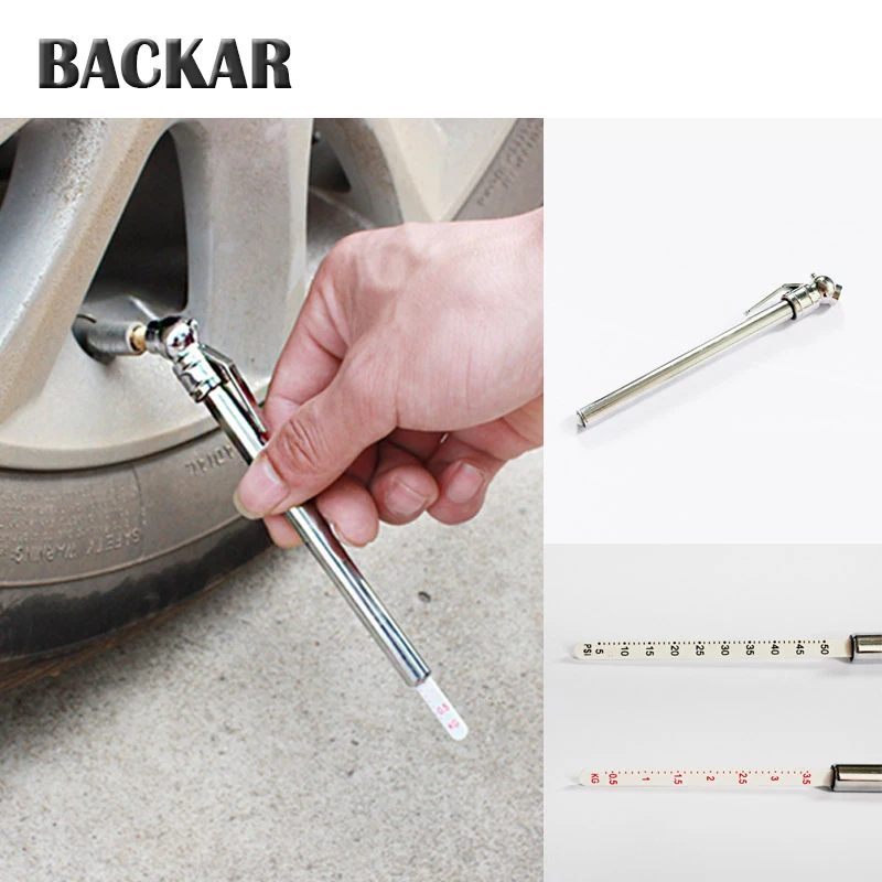 

BACKAR Universal Tire Pressure Detection Pen Car Styling Accessories For Jeep Renegade wrangler Opel Astra h g j Audi A3 A4 B6