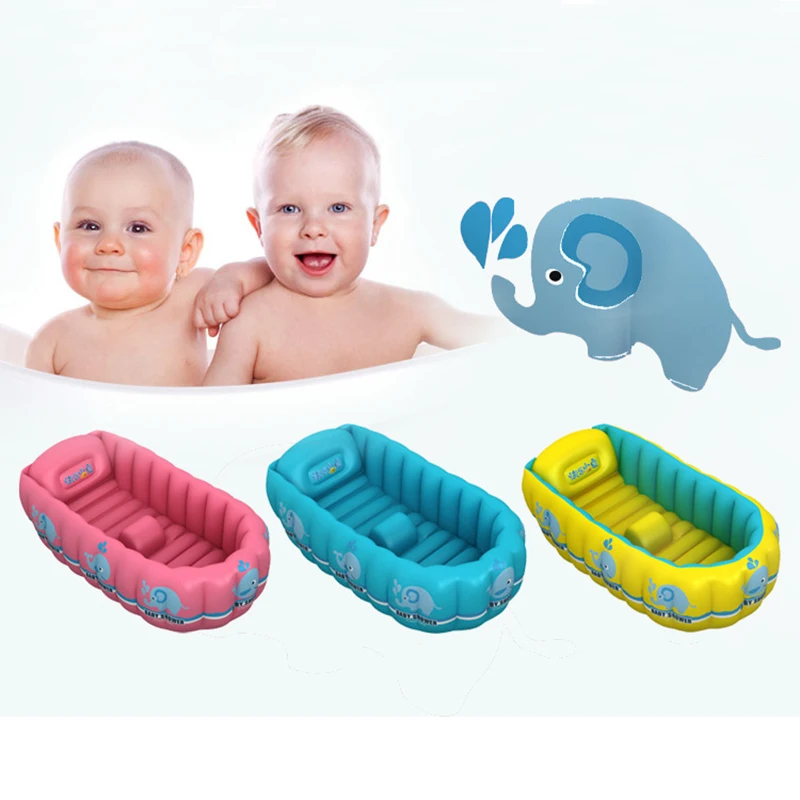 מוצר Portable Inflatable Baby Bath 03 Years Old Kids Bathtub