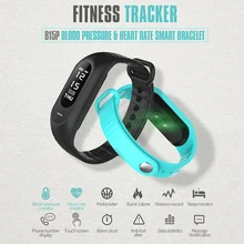 Smarcent B15P Смарт Браслет FitnessTracker Кровяное Давление Монитор Сердечного ритма Bluetooth 4.0 Смарт Браслет для Android ios