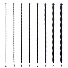 8 pçs/set Silicone Longo Pênis Plugue Uretral Som Penis Estimulação Uretral Dilatadores Plugue Soando Vara Brinquedos Adultos Do Sexo Para Homens