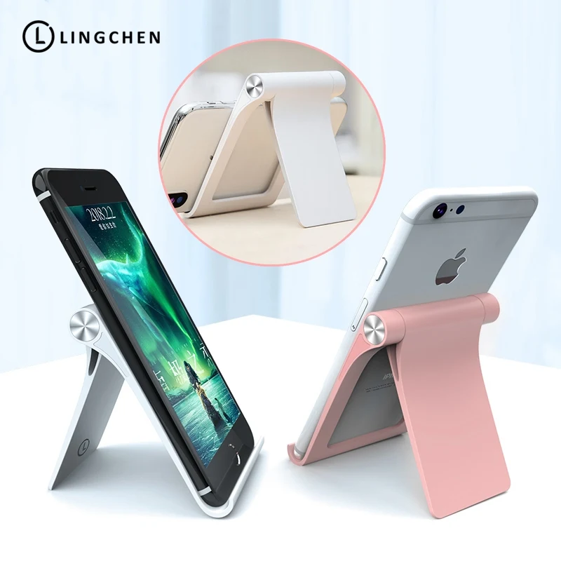 

Universal Mobile Phone Holder for iPhone X 8 7 , LINGCHEN Foldable Tablet Stand Desk Holder Stand for Samsung Huawei for iPad