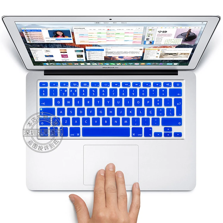 Португалия португальский силиконовый чехол защиты наклейку кожи для 1" 15" 1" дюймовый Mac MacBook Air Pro retina/IMAC G6 - Цвет: dark blue