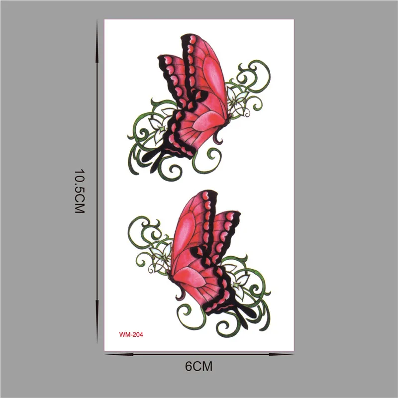 

Waterproof Temporary Tatoo Sticker Fake Tattoo Flash Tatto Glitter Tattoos Woman Men Kids Face Stickers Henna Tato Flower WM204