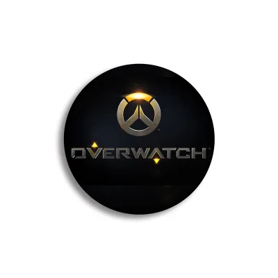 12 Types FPS Game OW D.va Hanzo Mei Tracer Reaper Figure Model Brooch Pins Broches Round Tinplate Badge For Bag Lapel Fans Gift | Украшения