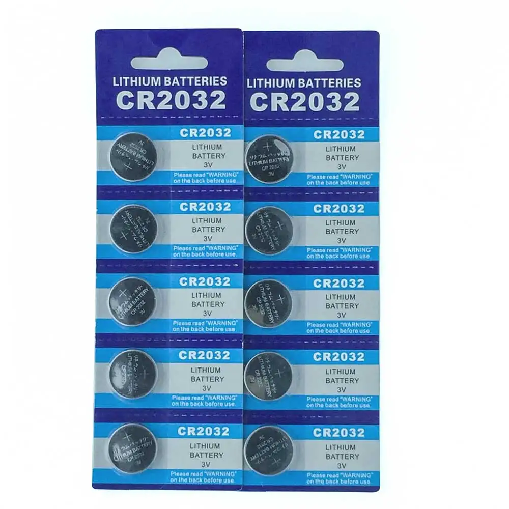 

Free shipping 200Pcs Card 3V CR2032 Lithium Battery BR2032 DL2032 ECR2032 CR 2032 Button Coin Cell Batteries