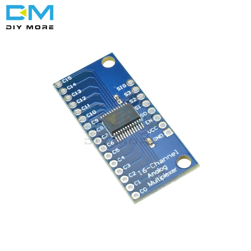 16CH Аналоговый Цифровой MUX коммутационная плата CD74HC4067 точный модуль для Arduino 16-канальный ttl-уровень 2 V-6 V для IEC SPI 16 датчиков
