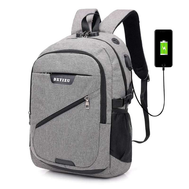 

2018 New USB Charging 15.6inch Laptop Men Backpacks for Teenagers School Bags Casual Women Rucksack Travel Male Mochila