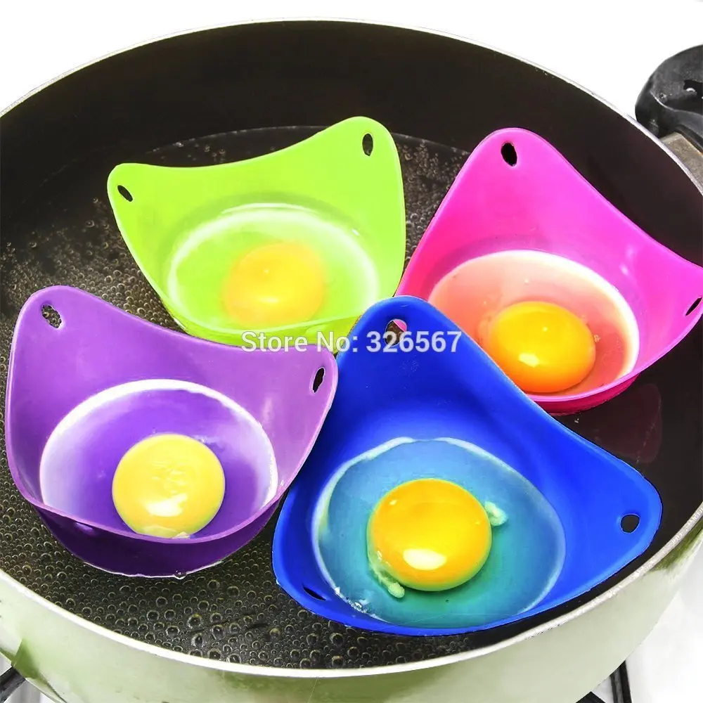 Appearantes Silicone Poacher Mould Kitchen Cook Cookware Poached Baking Egg Cup Cooker 