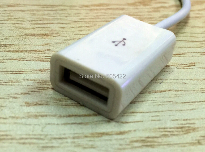 50 шт./лот 3,5 мм Мужской аудиоразъем AUX к USB 2,0 Шнур-переходник Кабель