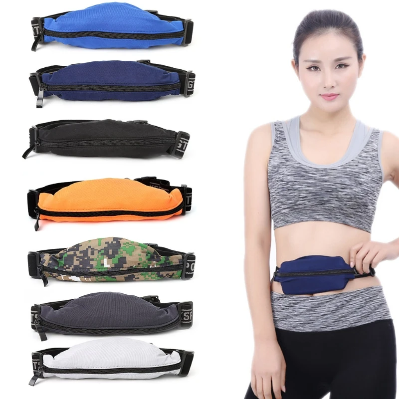 

THINKTHENDO Lycra Men Women Travel Cell Phone Waist Bag New Anti-water Pocket Waterproof Casual Bicycle