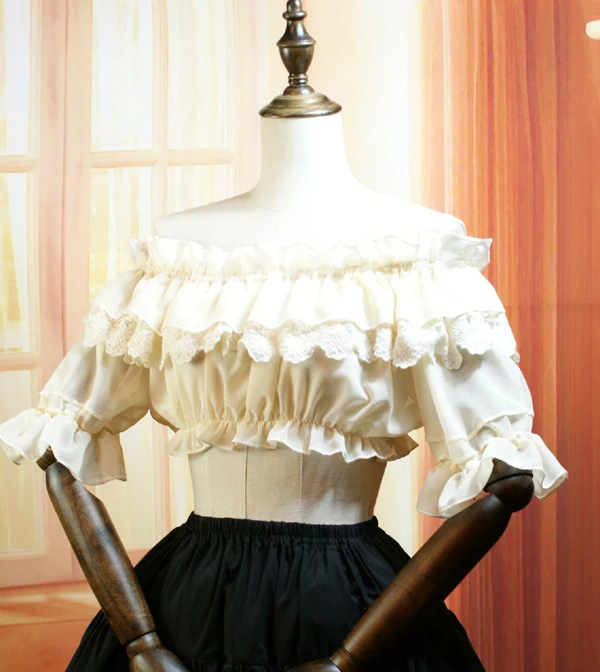 T Shirts Tees.ladies Slash Neck Lace 