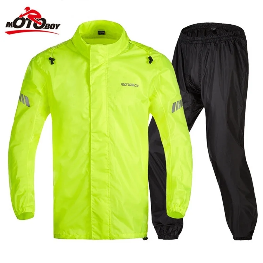 Free shipping 1set Motocross Riding Clothes Reflective Raincoat Rain