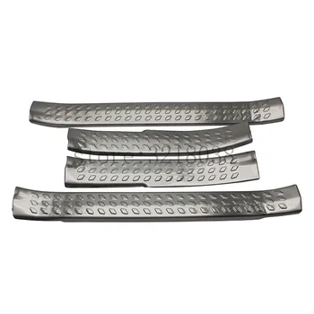 

Accessories! 4PCS Interior Car Door Sills Guard Plate Threshold Covers Protector Trim For Toyota C-HR CHR 2016 -2018 Accessorie