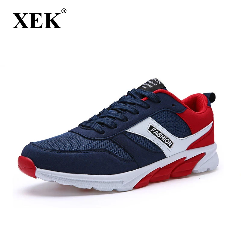 

xek Winter Men Shoes Krasovki Sports Men Running Shoes For Men Sneakers Shoes Men Winter Running Shoes Blue 2017 Tenisky FM31