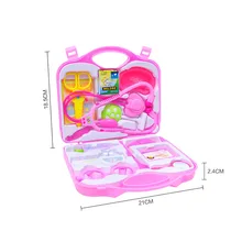 14 шт./компл. Детский Набор доктора игрушка "Медсестра" набор портативный чемодан Медицинский Набор Дети Обучающие ролевые игры Классические игрушки